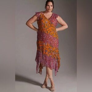 Anthropologie Hankyhem Midi Dress